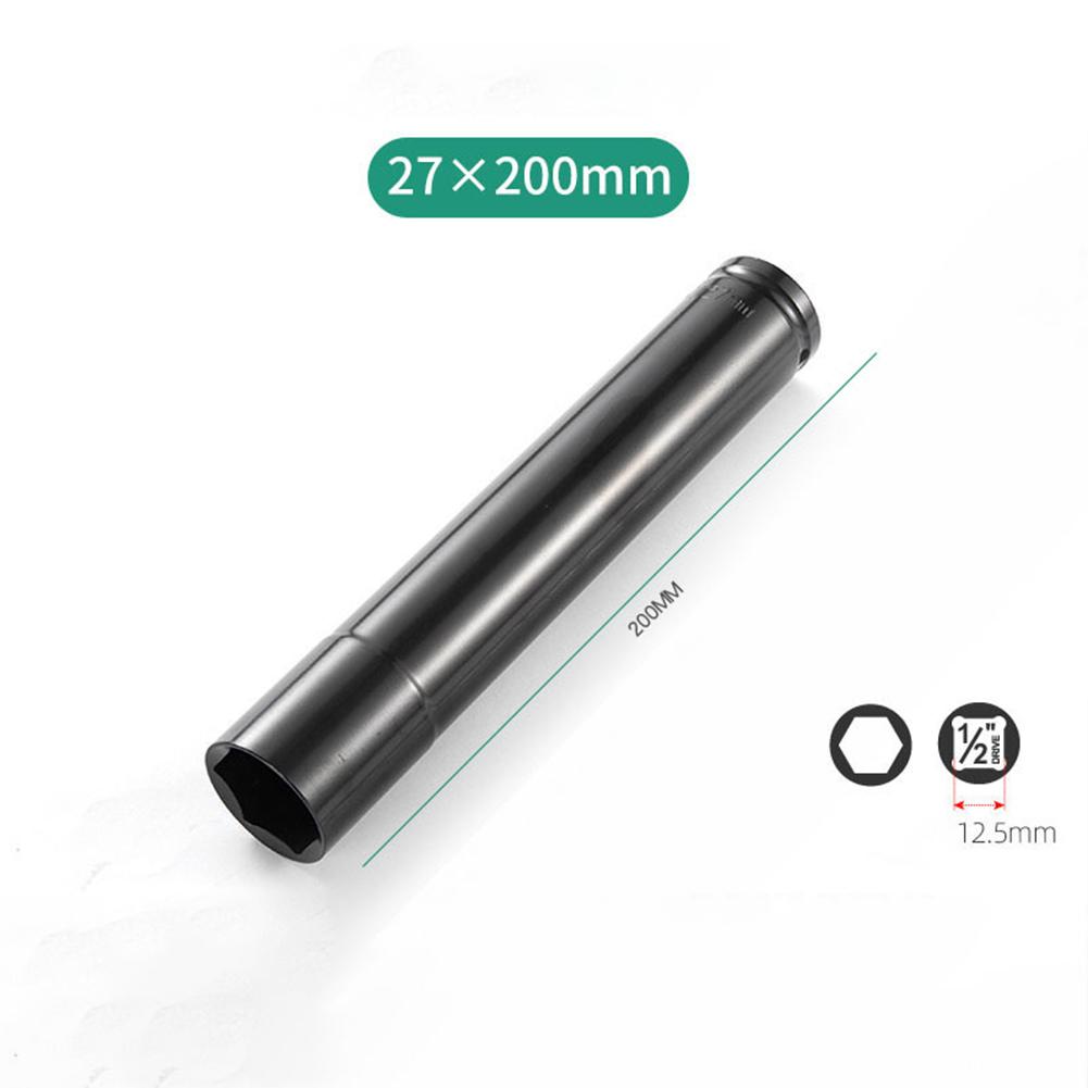 1pc 200mm Wrench Socket 1/2 Drive Deep Wrench Socket 14-32mm Adapter Nuts Driver Removal Tool For Spanner Converter