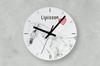 Lipizzan – Wall clock with a horse, shelf clock with a print | Art-Dog