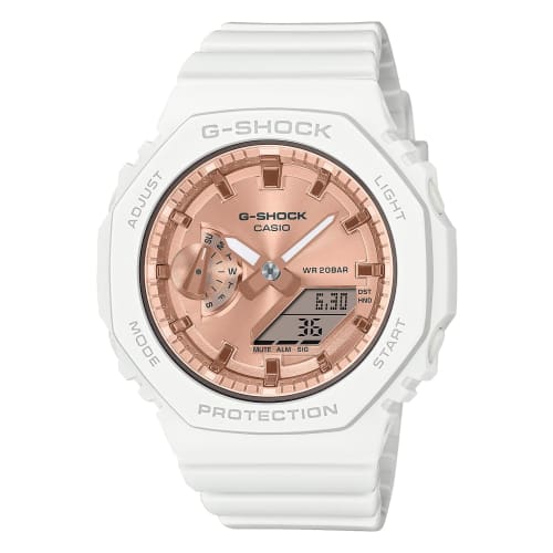 

Женские белые часы Casio G-Shock среднего размера GMA-S2100MD-7AJF