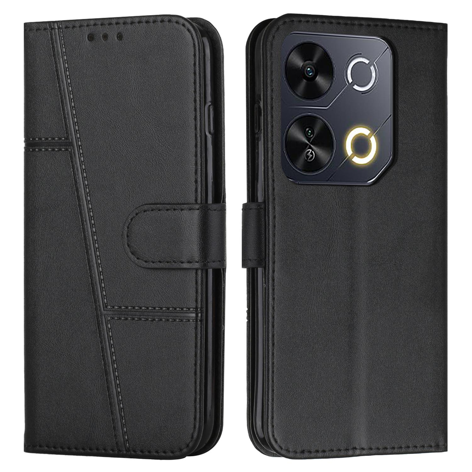 For itel P65/P671L Case Stand Flip Protective Leather Phone Cover A