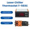 T-503C Digitaler Temperaturregler DC 24V Dual-Sensor Laser-Kühler Thermostat Mehrkanalsteuerung Intelligente Regelung