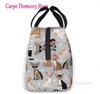 Unisex Food Warmer Bag Chihuahua Dog Lunch Bag Reusable Lunch Box Lunch Cooler Tote