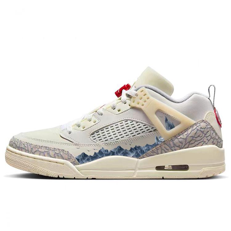Jordan Spizike Vintage Basketball Shoes Men s Low top Beige/White FQ1759-100(Team56-) 40.5