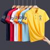 Men's Slim Fit Summer Polo Shirt - Solid Color, Short Sleeve, Embroidered Design