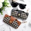 Printing Glasses Storage Bag Korean Style Sunglasses Organize Houndstooth Glasses Bag  Male