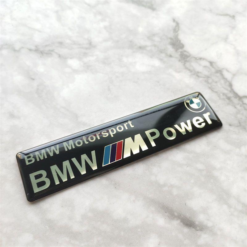 

Suitable for BMW aluminum alloy drip adhesive X1X3X5X6Power modification M performance body metal car logo sticker