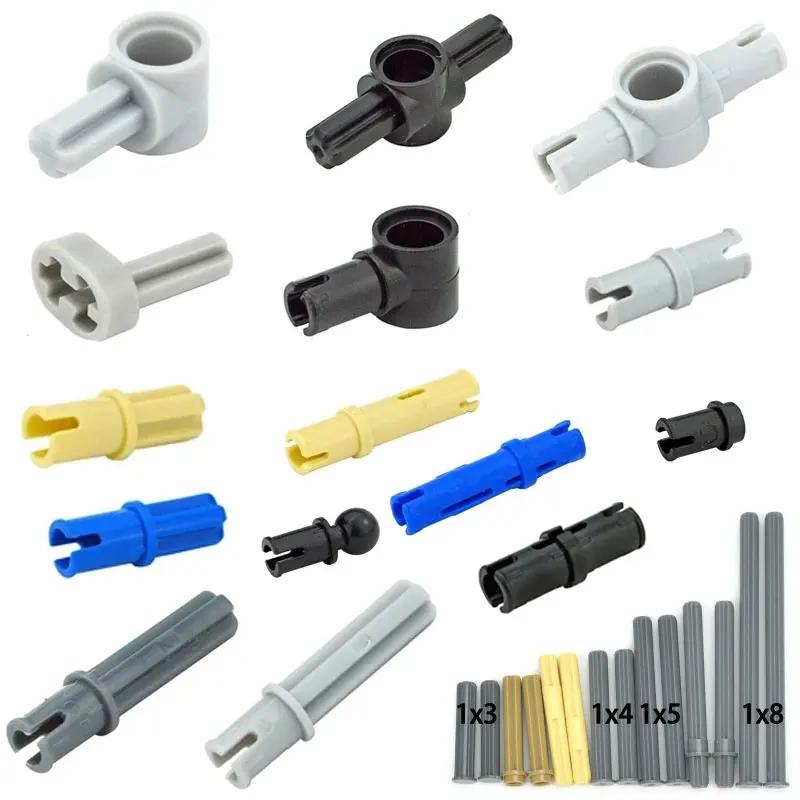 Bulk Technical Connector Pin Peg Cross Axle Building Blocks Parts Compatible with 2780 3673 6558 6562 MOC Bricks Toys