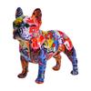 French Bulldog Statue French Bulldog Figurine Decorative Animal Statues for Home Shelf Cabinet Decoration Memorial Gift