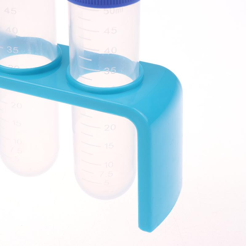 4Pcs Clear 50Ml Centrifuge Tubes With Test Tubes Stands Science Kit For School Science Experiment Educational Suppiles