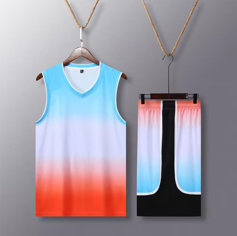 Summer Basketball Training Jersey Set for Men, Women, and Children