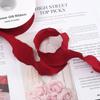 1PC 10 Yards Fishtail Yarn Ribbons 2.5cm Wave Edge Pleated Gifts Packaging Material Gift Wrapping Bouquets Chiffon Ribbon
