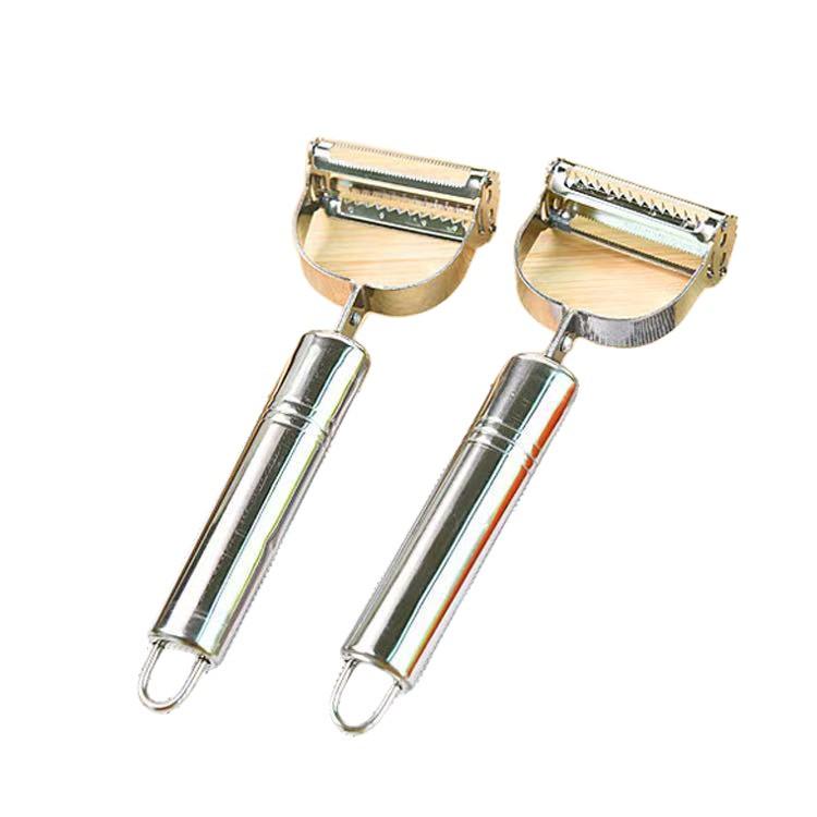 Stainless Steel Double-Headed Smiley Face Peeler & Grater
