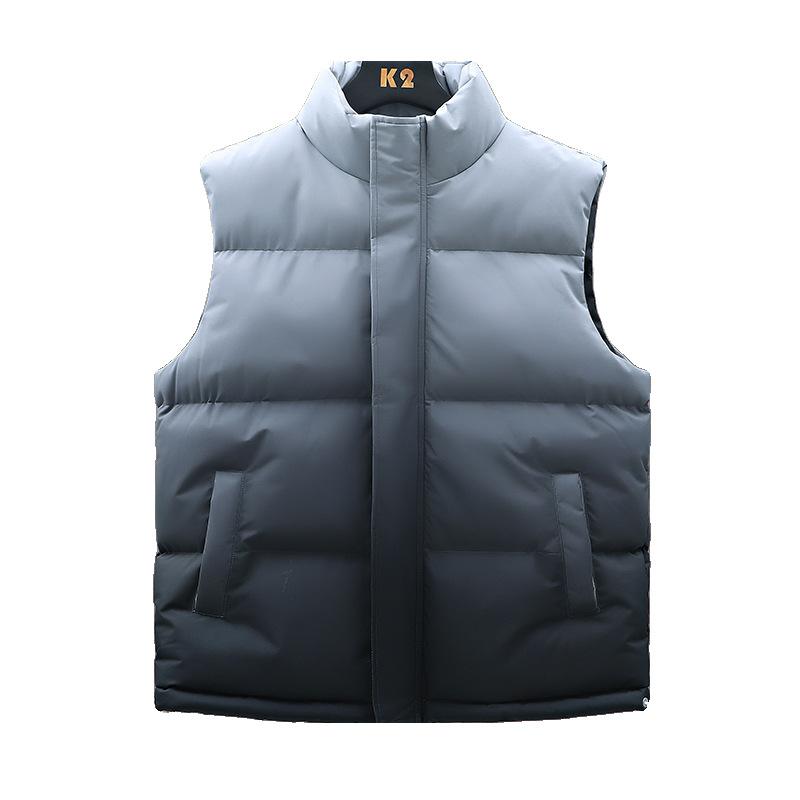 Gradually change the new vest men's warm trendy brand cotton thickened sleeveless vest casual jacket top
