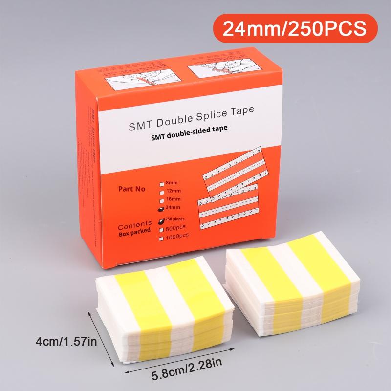 8Mm 12Mm 16Mm 24Mm Smt Doppelspleißband Doppelseitiges Rechteckiges Spleißband Filmverbindungs-Spleißband Verwendung von Restkomponenten