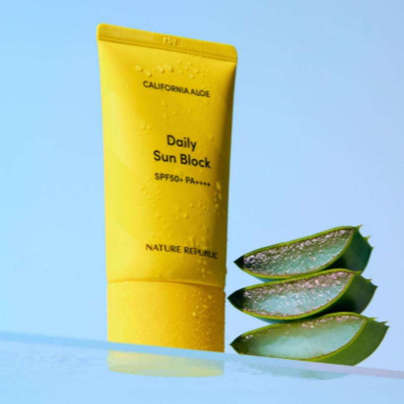 NATURE REPUBLIC California Aloe Daily Sun Block 57ml Korea Beauty
