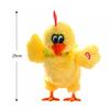 Plush Chicken Doll Electric Musical Dancing Chicken Laying Egg Hen Toy Singing Dancing Chicken Toys