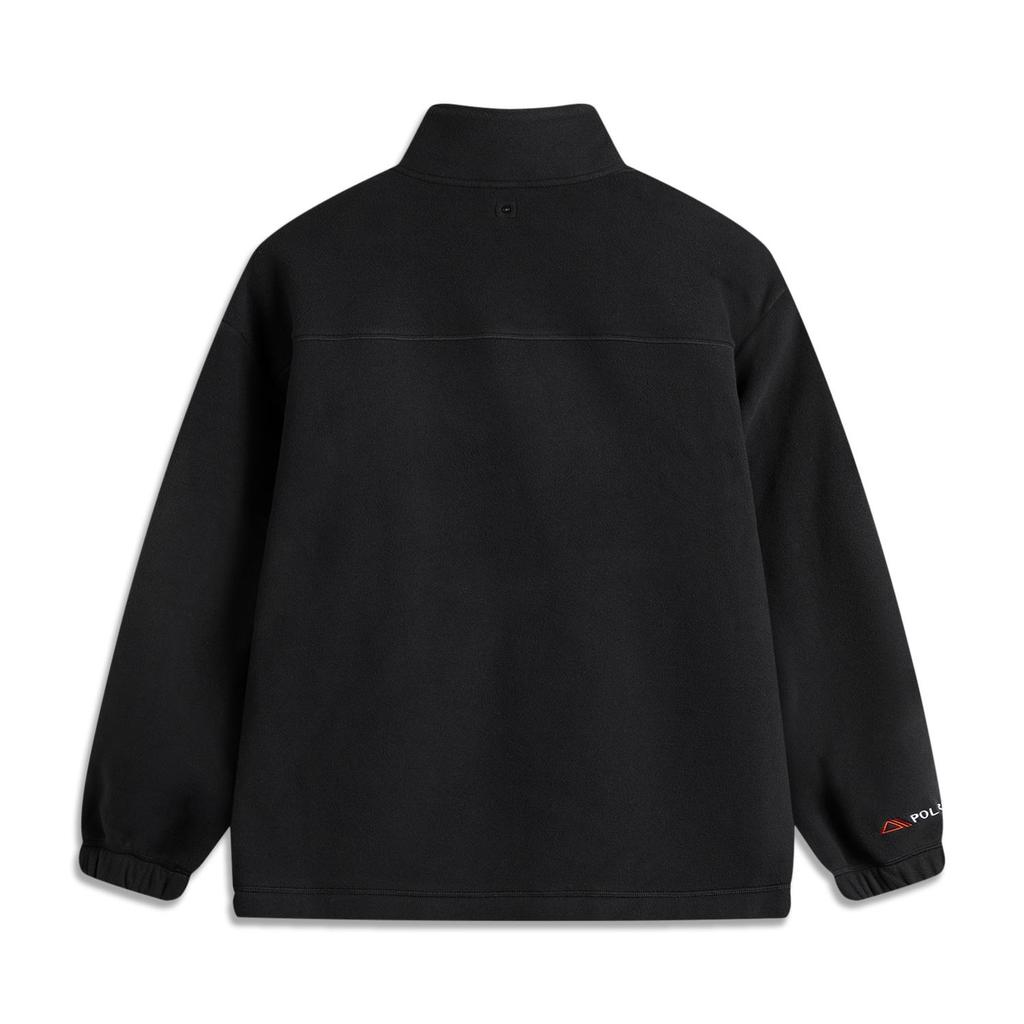 LI-NING Men's 2024 Winter Fleece-Lined Detachable 3-in-1 Sports Windbreaker Black AWBU031-2