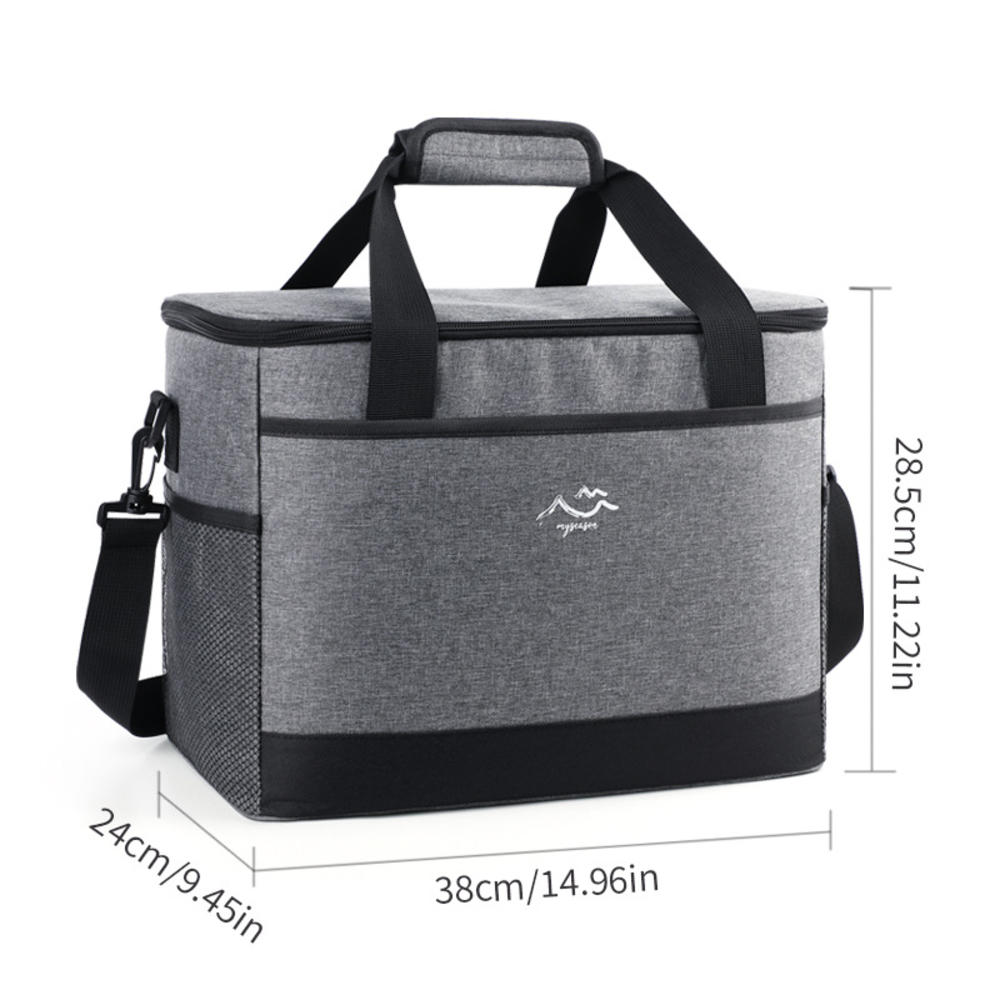 Thickened Freezer Bag High-Quality Insulated Lunch Bag Tactical Ice Bag Portable For Traveling Hiking Beach Trips