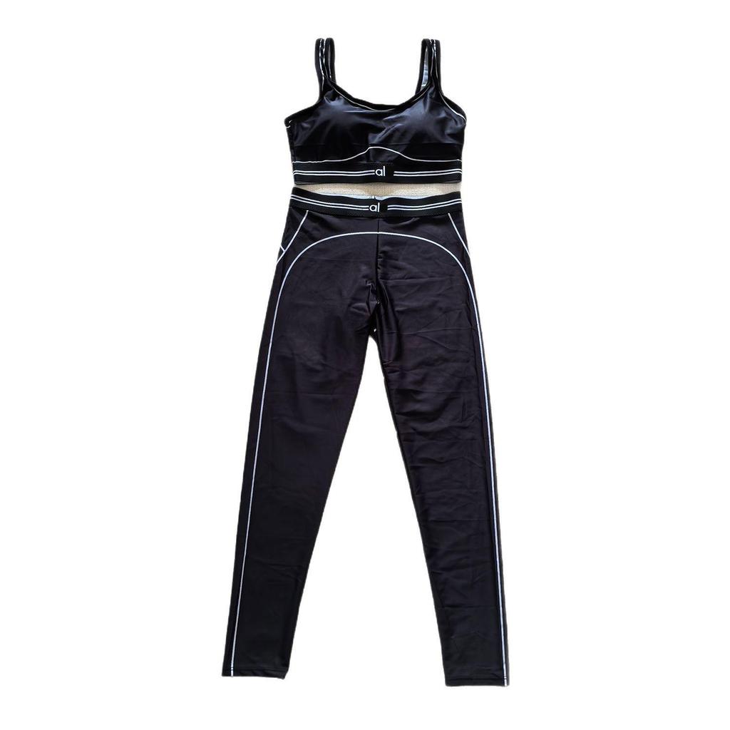 Y9002 Summer Women's Fashion Yoga Sport Leisure Two-Piece Set