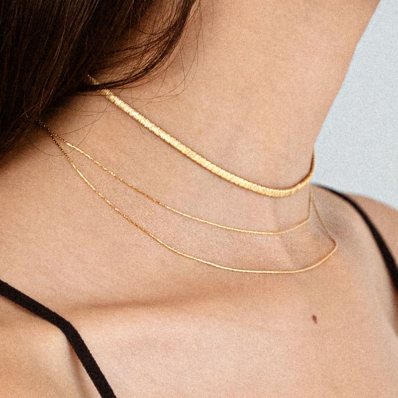 Ahndronico Min Necklace Set