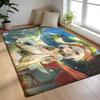 Floor Mat Soft Flannel Rug Non Slip Absorbent Mat for Bathroom Bedroom Home Decor N Nahida G Genshin I Impact Anime Game