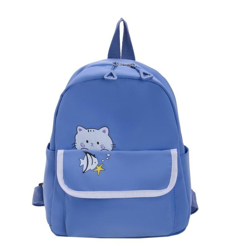 Cute Lightweight Nylon Kids Backpack Adorable Cartoon Design For Boys And Girls