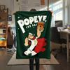 Popeye the Sailor Flannel Blanket, High quality Comfortable for All Seasons, Home Decor, Warmth and Comfort
