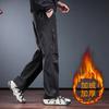 High-end outdoor charging casual pants men's loose straight paratrooper pants three-proof hiking sports mountain tooling trousers tide