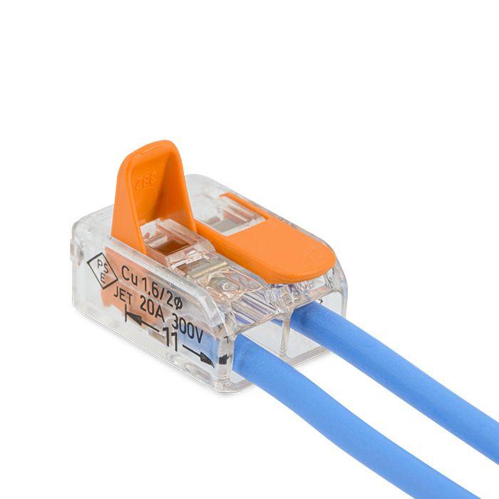 Pot de 50 bornes de connexion automatique 2 entrées S221