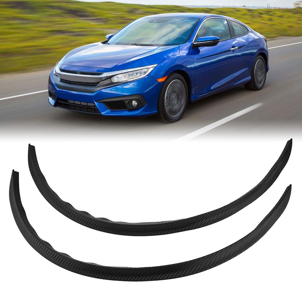 Pair of Car Wheel Eyebrow Arch Trim Fender Flares Protector