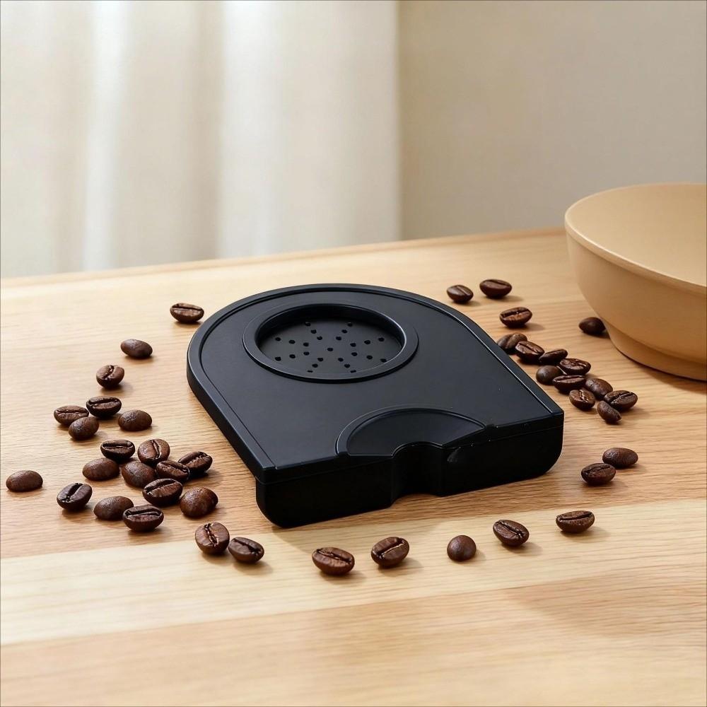 Rutschfeste Pulververteilermatte Mattschwarz Kaffee-Ecke Pad Espresso Kaffee Tamper Matte Home Cafe