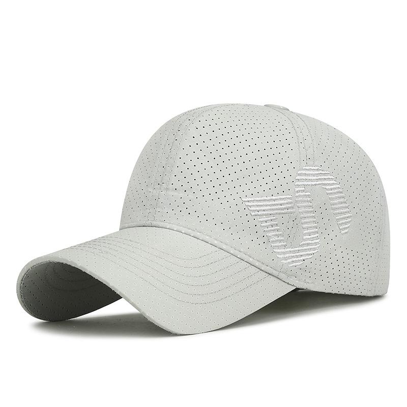 Summer Embroidery Quick-Drying Mesh Breathable Cap Sunscreen Thin Outdoor Sun Visor Baseball Cap