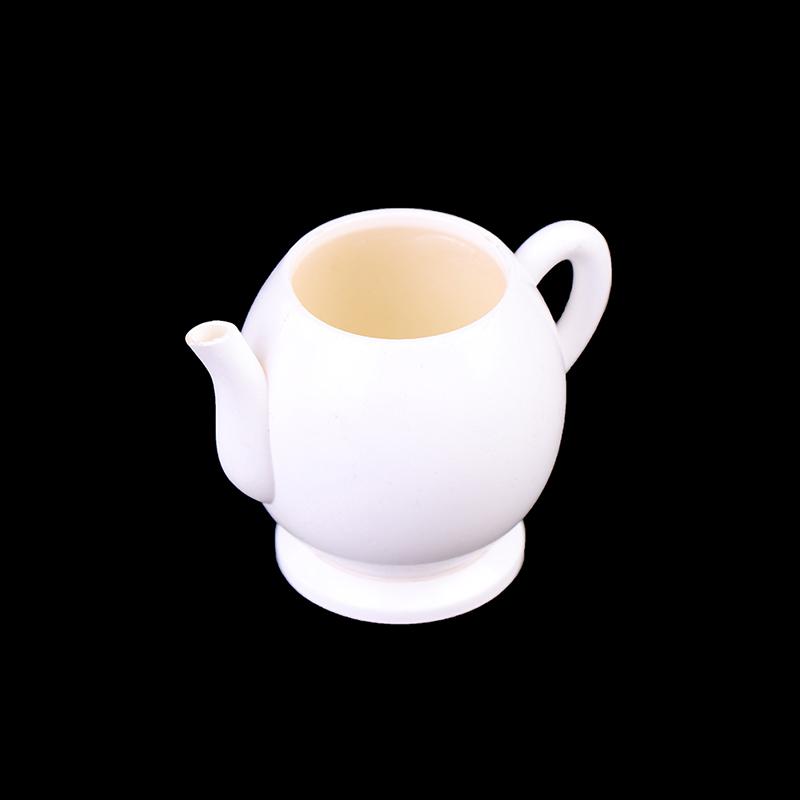 1/12 Miniature Dollhouse Dinnerware Teapot Kettle Simulation Furniture Tea Pot Kitchen Tableware for Doll House Furniture Toys