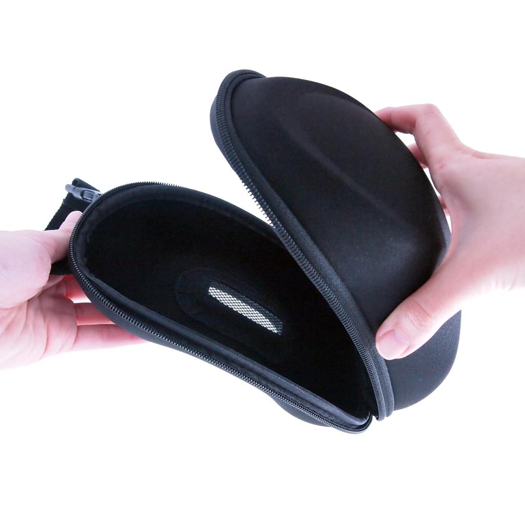 Swans Snow Goggles P1 Goggles/Dirt Semi-Hard Case, Black, A-131