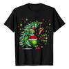 Women's Casual Printed T-Shirt Round Neck Pullover Short Sleeve Top
