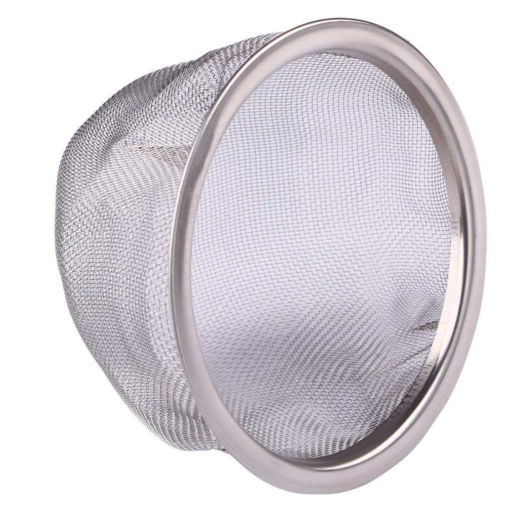 Creative Silver Color Stainless Steel Drainer Mesh Tea Strainer Teapot Filter