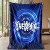Coperta a tema Chelsea FC Morbida coperta in flanella Coperta morbida da divano Coperta accogliente per divano e letto per la decorazione della casa