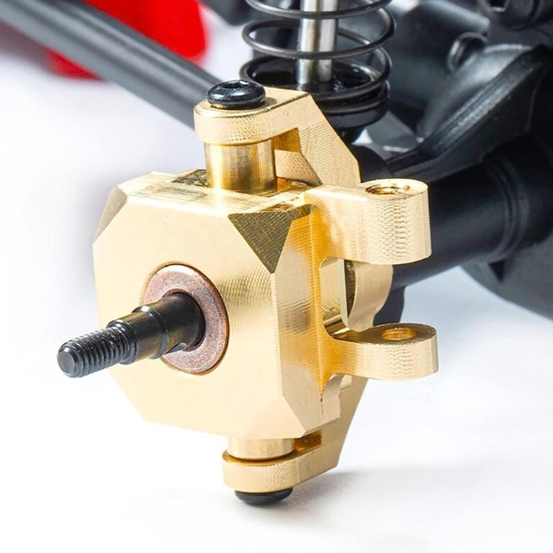 Brass Weight Steering Link Block  Diff Cover Casters Block for 1/18  Crawler Car 4-M