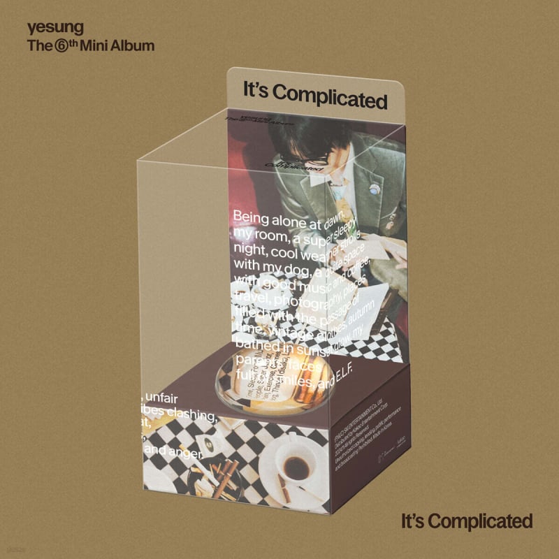 

YESUNG - 6th Mini Album: It’s Complicated [Special Ver.] (Smart Album)