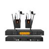 High-End Dual Wireless U-Band Infrared Microphone System for Stage and Conference Use