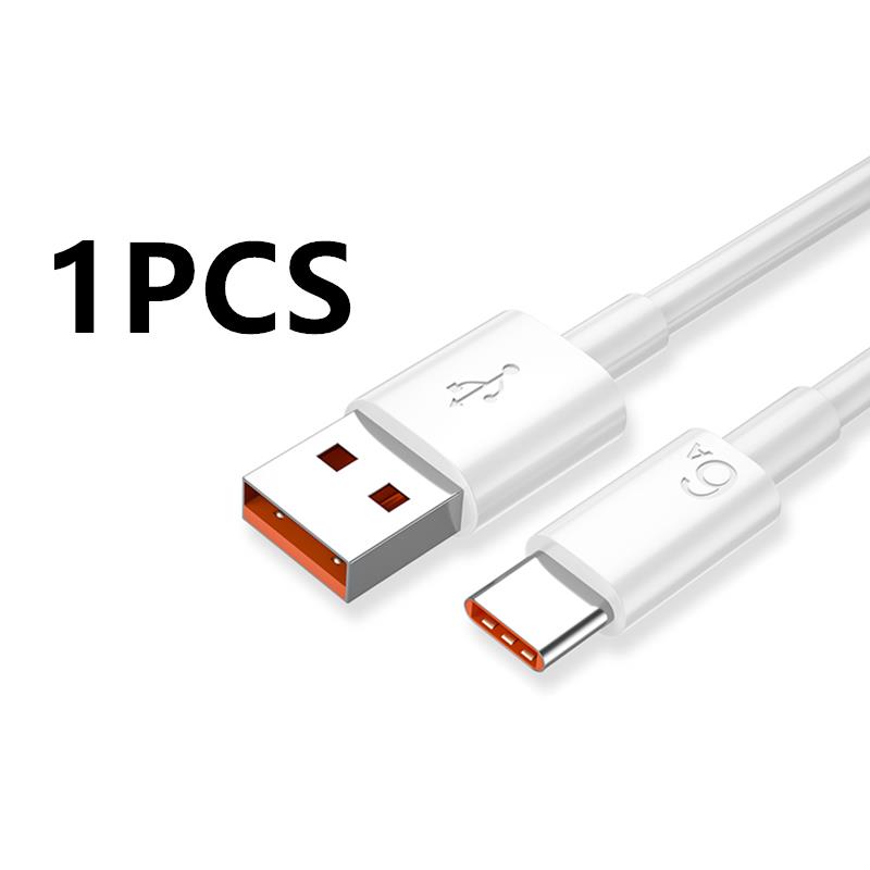 Phone Charger USB Cable 6A 65W Fast Charging Usb C Cable for Xiaomi Redmi Realme Samsung Mobile Phone Accessories Type C Cable