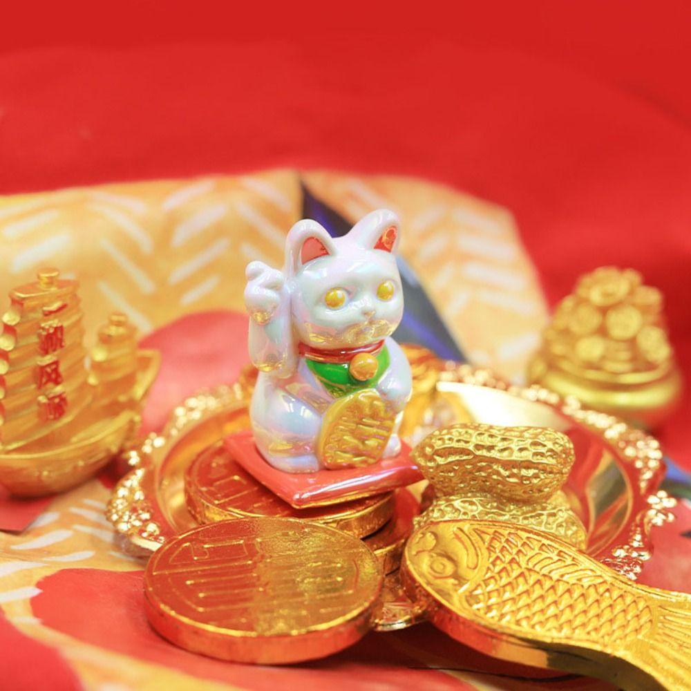 Special Gesture Lucky Cat Blind Box Gifts Cat Anime Figure Dolls Animals Toy  Desktop Decoration
