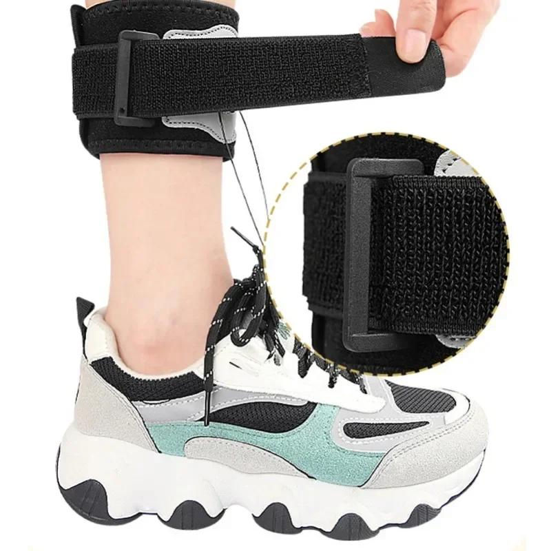 Foot Drop Brace Knob Adjustable Left Right Foot Lifting Up Foot Drop Support for Walking with Shoes Ankle Orthosis