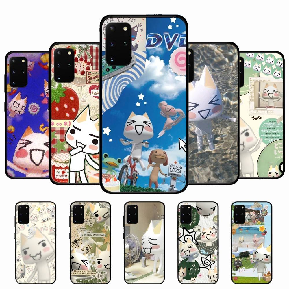 Popular Cute T-Ttoro I-Inoue Cat Phone Case For Samsung S 24 Fe 25 Ultra Plus 20 Lite 21 30 22 23 24 22 Ultra 5G Fundas