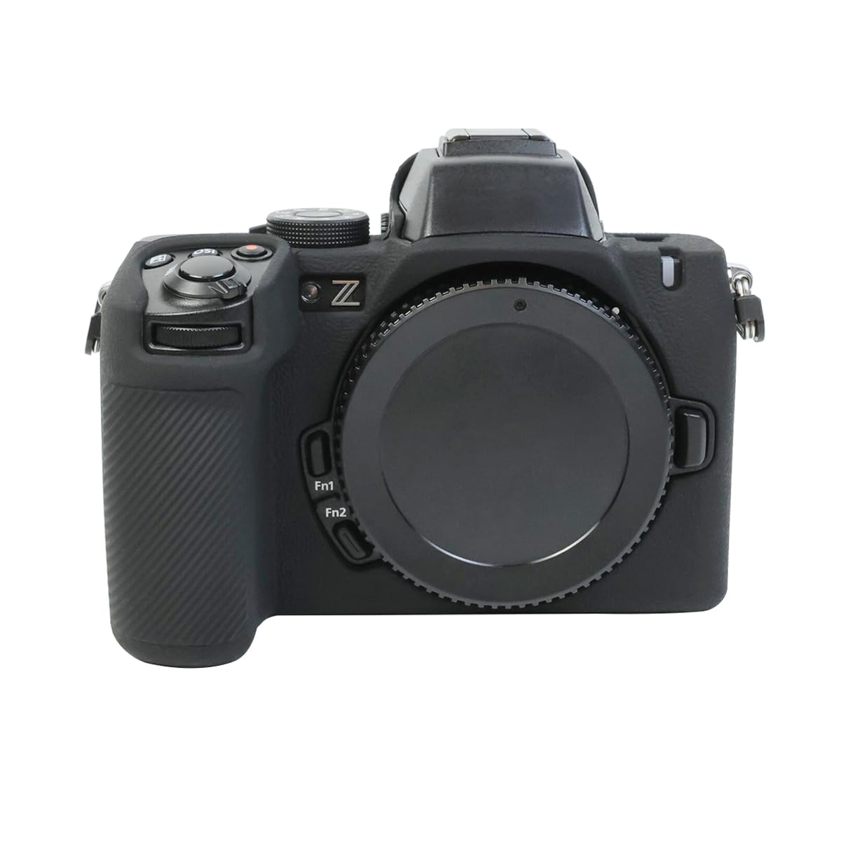 

SIUTATDSH Silicone Camera Cover for Nikon Z50II Z 50 M2 Mark2 Silicone Cover Camera Case Photography Case Liner Case Camera Tripod Battery Replacement чорний