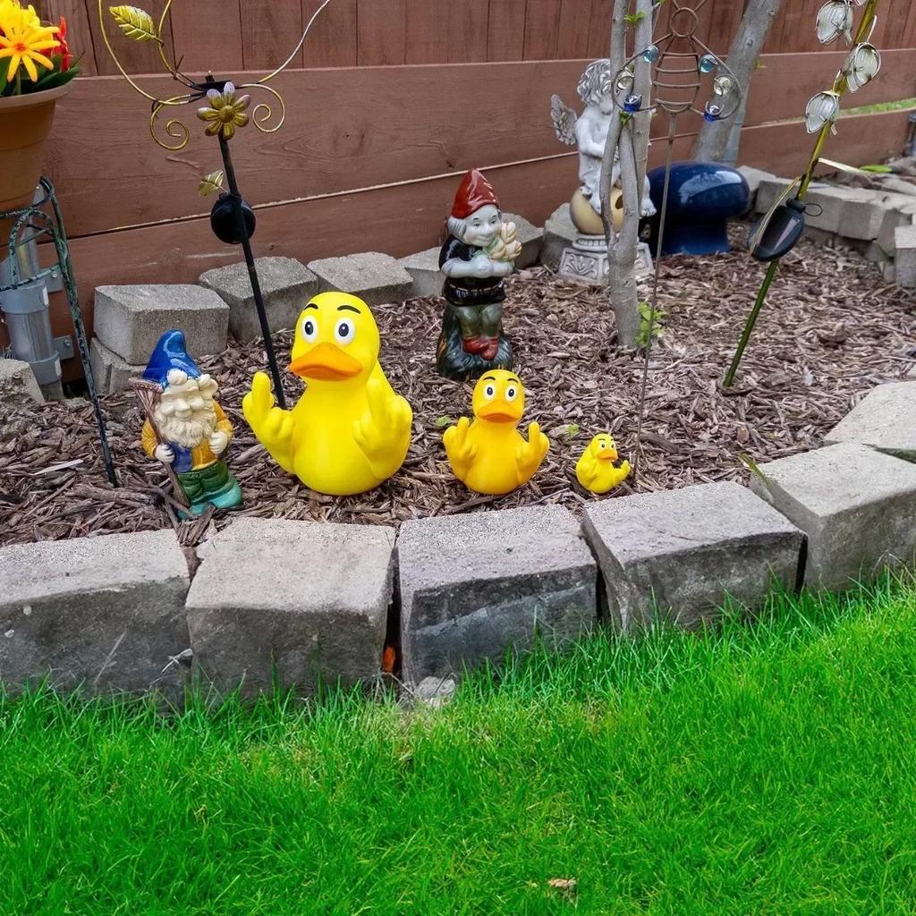 Funny Duck Resin Figurine, Mini Decoration, Kitchen And Garden Table Decoration, Personalized And Creative Home Decorations