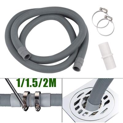 Washing Machine Waste Water Outlet Tube Washer Drain Hose 1/1.5/2M High Quality
