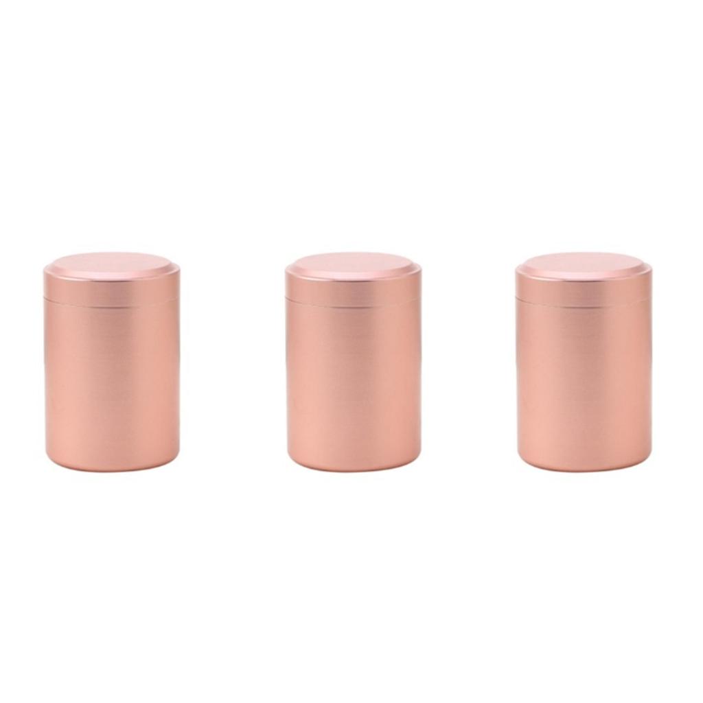 Aluminum Herb Stash Jar Airtight Smell Proof Stainless Steel Tea Container Box