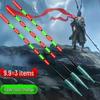 Color-Changing Luminous Fishing Float: Ultra-Bright, High-Sensitivity for Day and Night Use with Carp/Cruisian Tail Indicator.