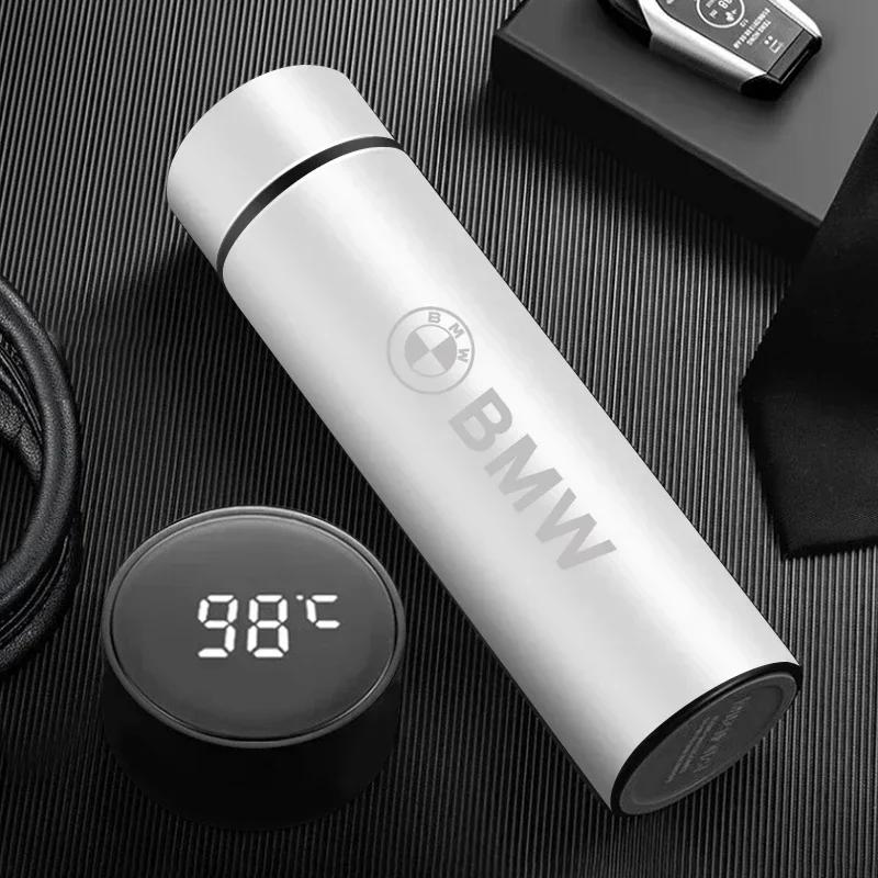 -500ml Car Smart Thermos Mug Stainless Steel ulated Water Bottle For BMW M X1 X2 X3 X5 X6 X7 E90 E60 E46 G20 G30 G32 F30 F40